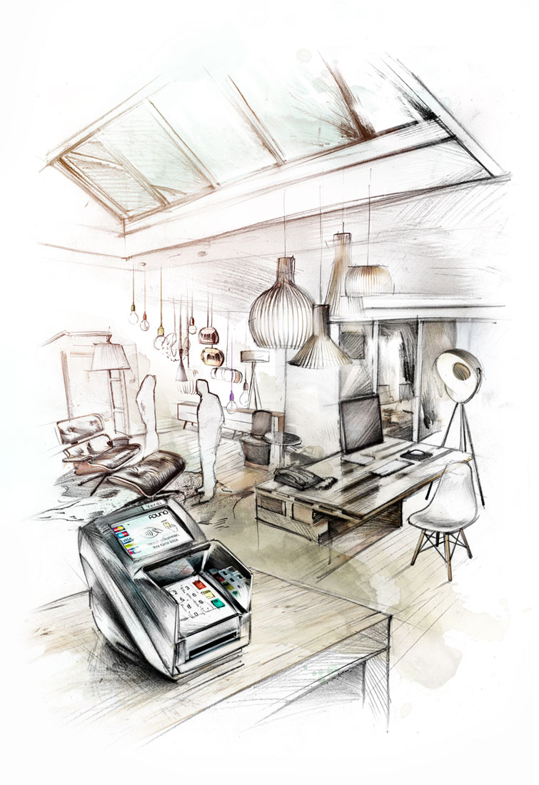 Interior Design - Kornel Illustration | Kornel Stadler portfolio