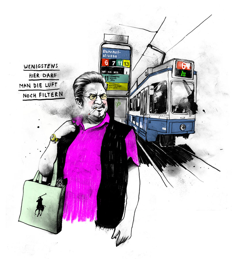 Bahnhofsstrasse - Kornel Illustration | Kornel Stadler portfolio