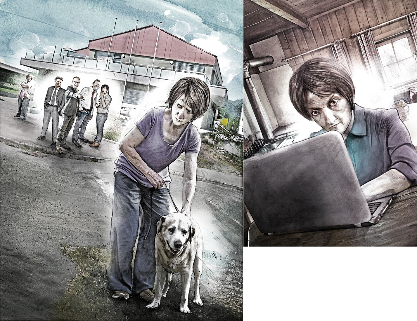 Allein gegen die Lokalfürsten - Kornel Illustration | Kornel Stadler portfolio
