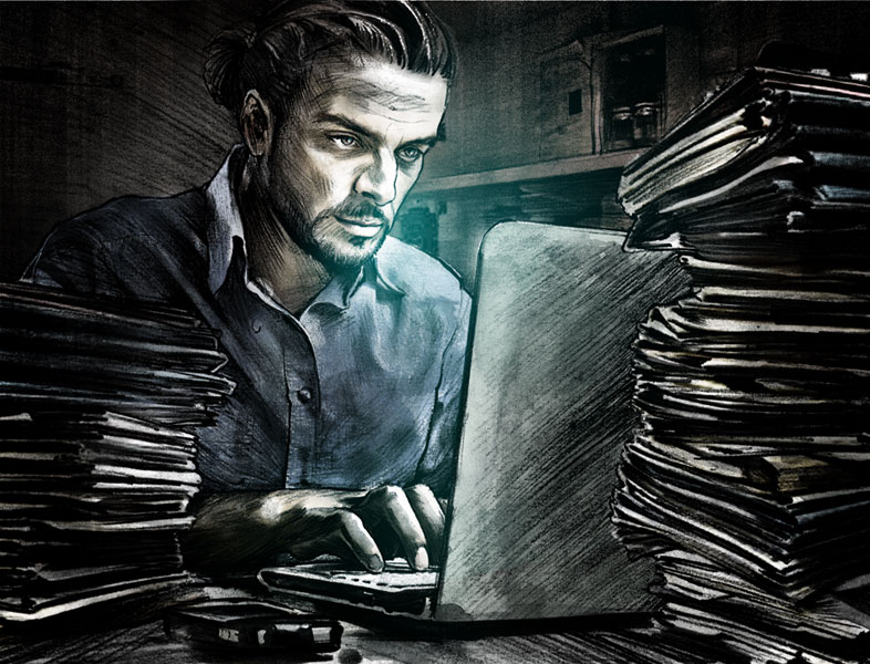 Warum musste Felix sterben? - Kornel Illustration | Kornel Stadler portfolio