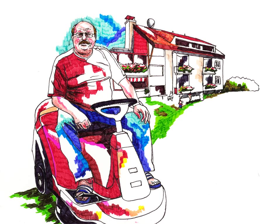 Bünzli - Kornel Illustration | Kornel Stadler portfolio
