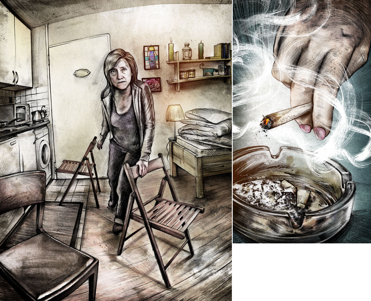 Der Weg ganz nach unten - Kornel Illustration | Kornel Stadler portfolio