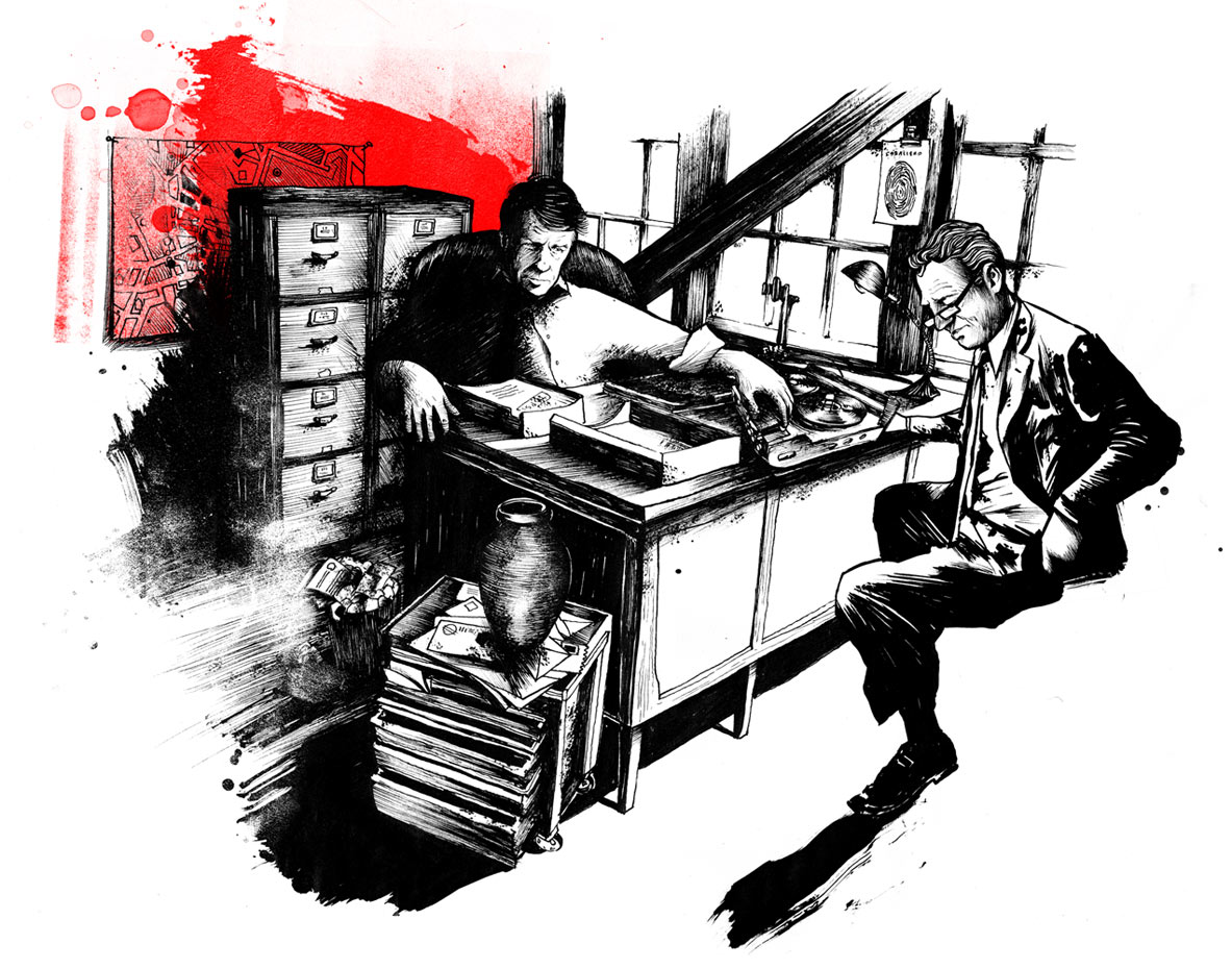 Befragung von Caballero - Kornel Illustration | Kornel Stadler portfolio