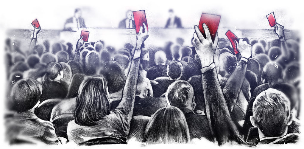 Opposition gegen überrissene Spitzengehälter - Kornel Illustration | Kornel Stadler portfolio
