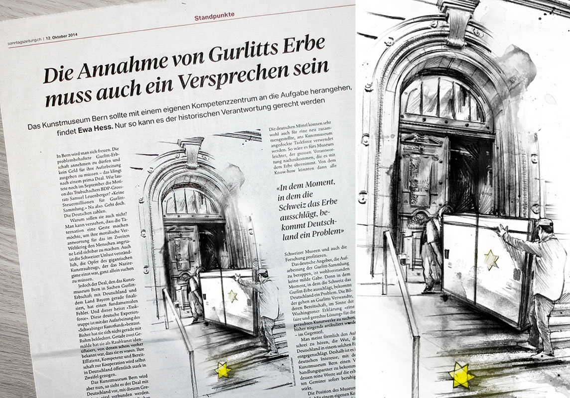 Gurlitt Erbe - Kornel Illustration | Kornel Stadler portfolio