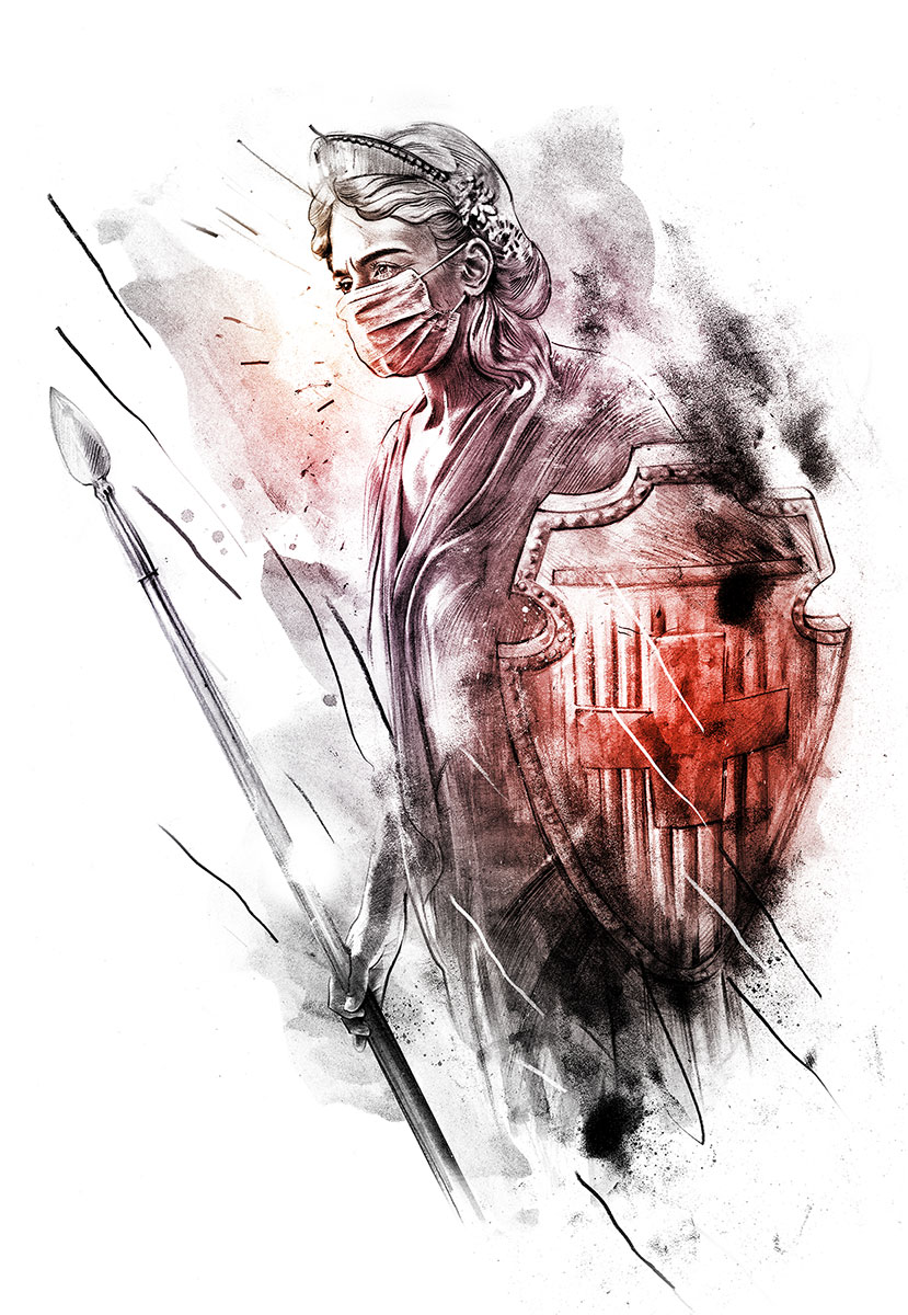Sollten alle Schweizer Masken tragen? - Kornel Illustration | Kornel Stadler portfolio