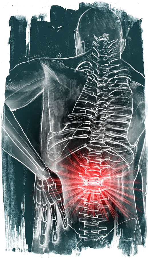 Patienten mit Implantaten tappen im Dunkeln - Kornel Illustration | Kornel Stadler portfolio
