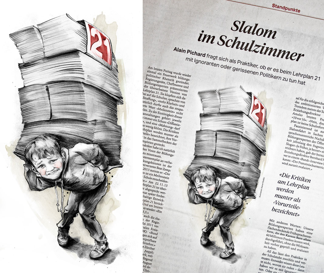 Lehrplan 21 - Kornel Illustration | Kornel Stadler portfolio