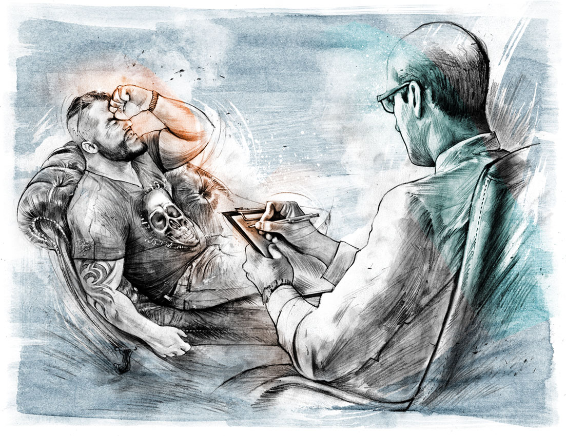 Diagnose: Mann - Kornel Illustration | Kornel Stadler portfolio