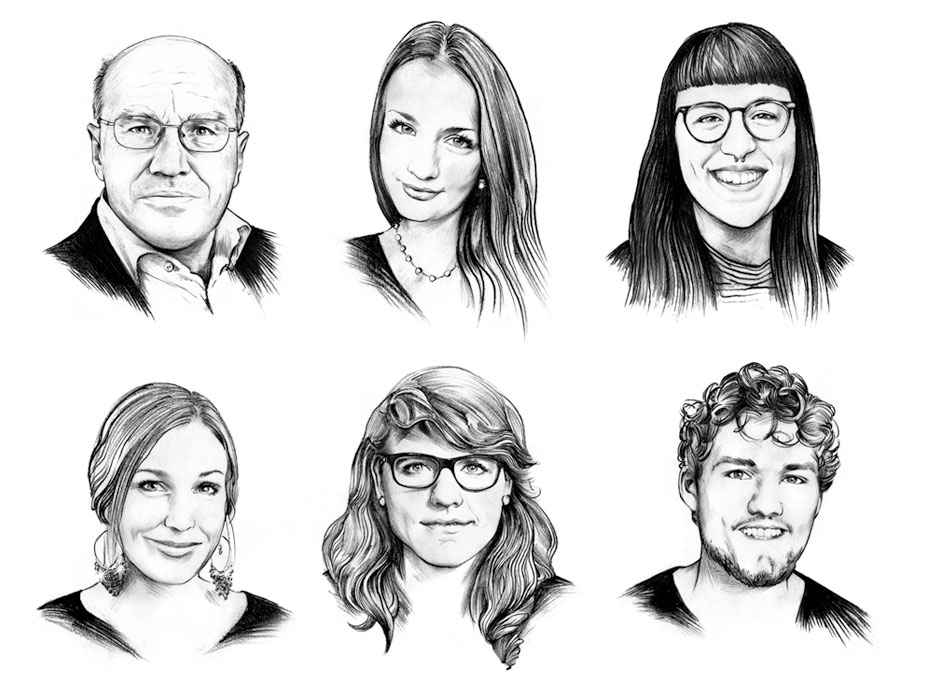 Porträtserie - Kornel Illustration | Kornel Stadler portfolio