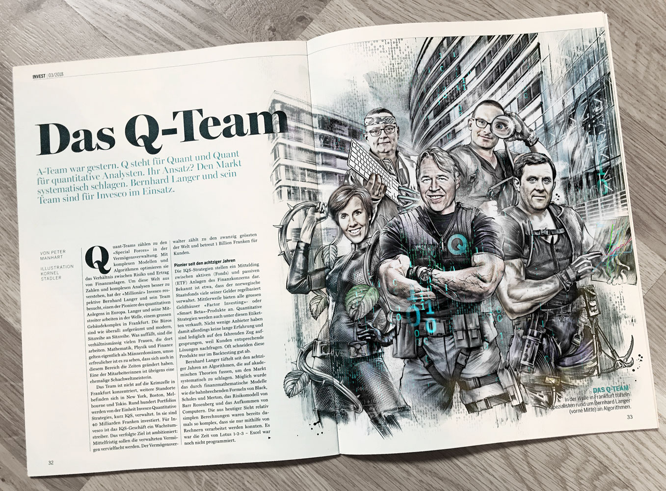 Das Q-Team - Kornel Illustration | Kornel Stadler portfolio