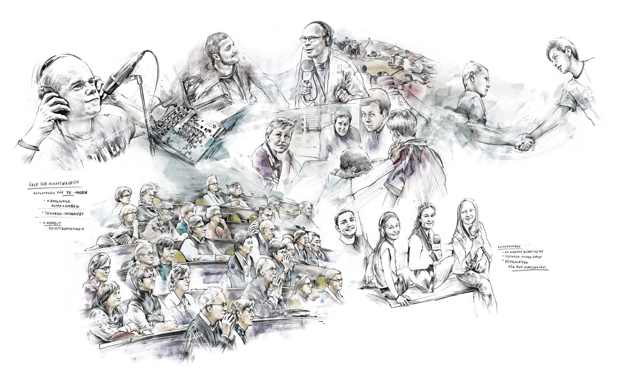 Über sich Hinauswachsen - Kornel Illustration | Kornel Stadler portfolio