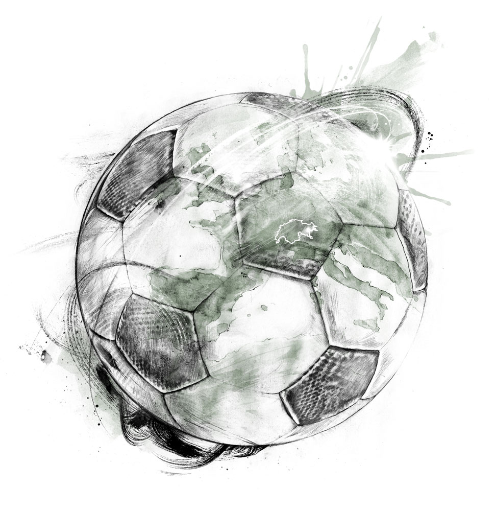 Swiss Football League - Kornel Illustration | Kornel Stadler portfolio