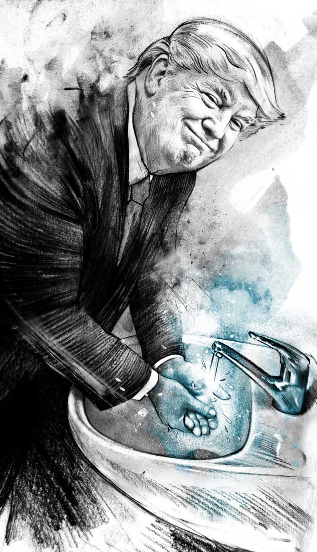 Mueller Report entlastet Trump - Kornel Illustration | Kornel Stadler portfolio