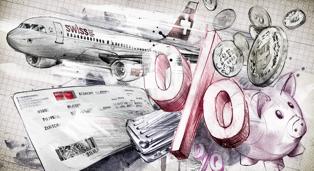 Neue Preispolitik bei der Swiss - Kornel Illustration | Kornel Stadler portfolio