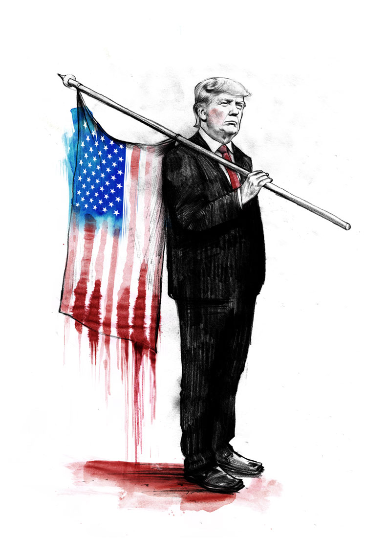 God Bless America - Kornel Illustration | Kornel Stadler portfolio