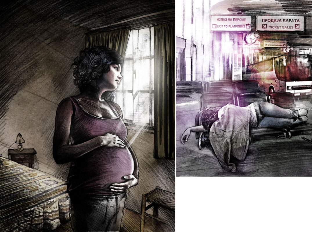 Mutter mit 12 - Kornel Illustration | Kornel Stadler portfolio