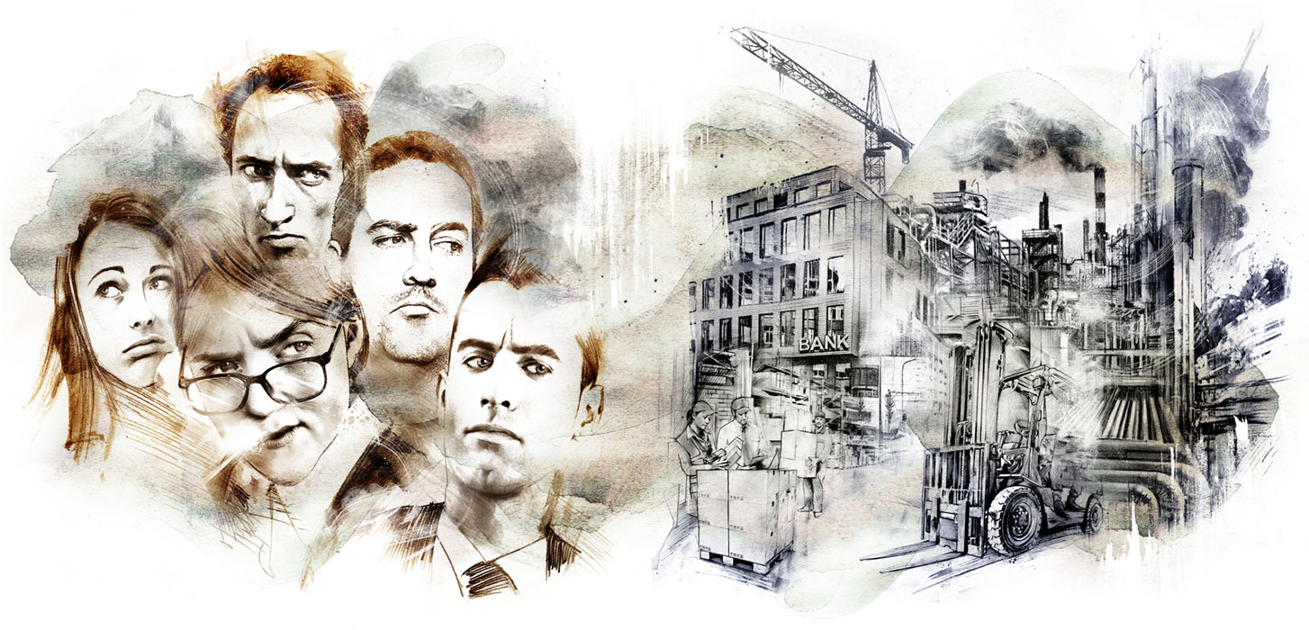 Wirtschatsunmut - Kornel Illustration | Kornel Stadler portfolio