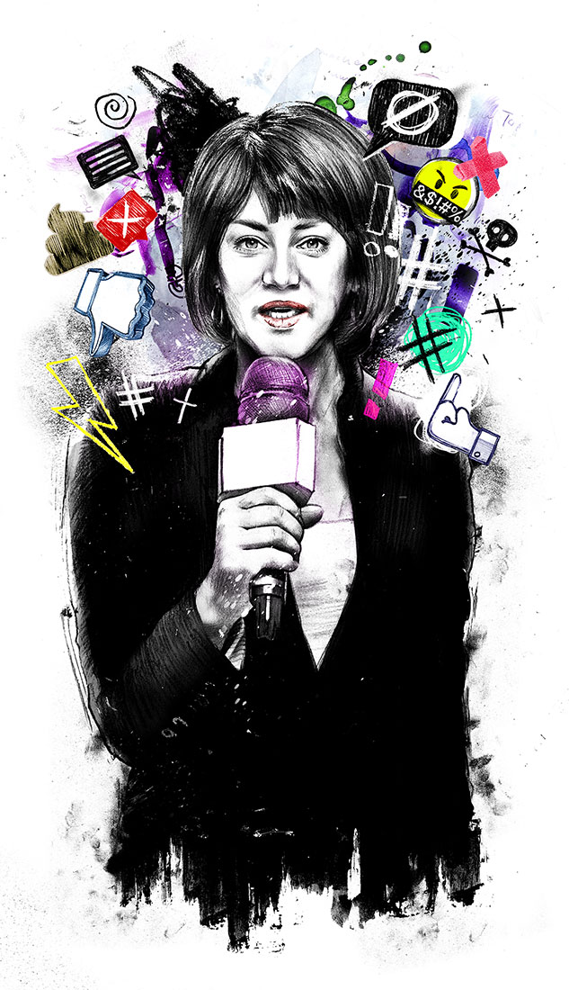 Der Hass auf Frauen verhindert Vielfalt - Kornel Illustration | Kornel Stadler portfolio