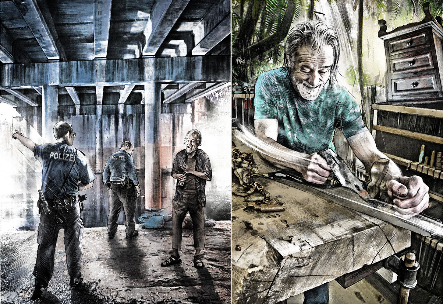 Vertrieben - Kornel Illustration | Kornel Stadler portfolio