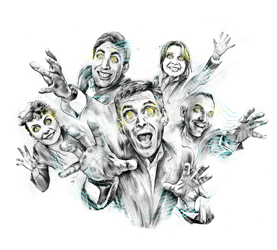 Der Bitcoin-Hype - Kornel Illustration | Kornel Stadler portfolio