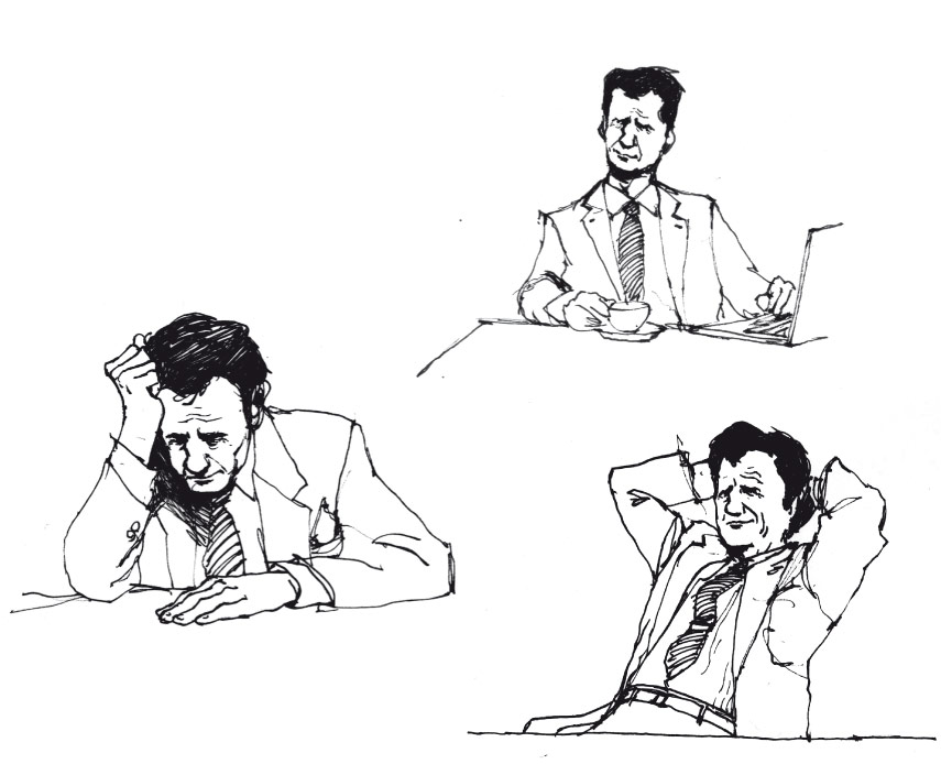 Der Bürodude - Kornel Illustration | Kornel Stadler portfolio