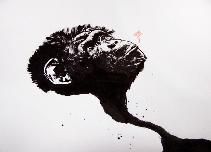 Uh, du Artwork 35 x 50cm 2011 - Kornel Illustration | Kornel Stadler portfolio