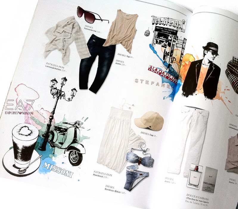 Modemetropole Rom - Kornel Illustration | Kornel Stadler portfolio