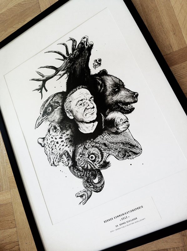 Berner Kommunikationspreis, Bernd Schildger - Kornel Illustration | Kornel Stadler portfolio