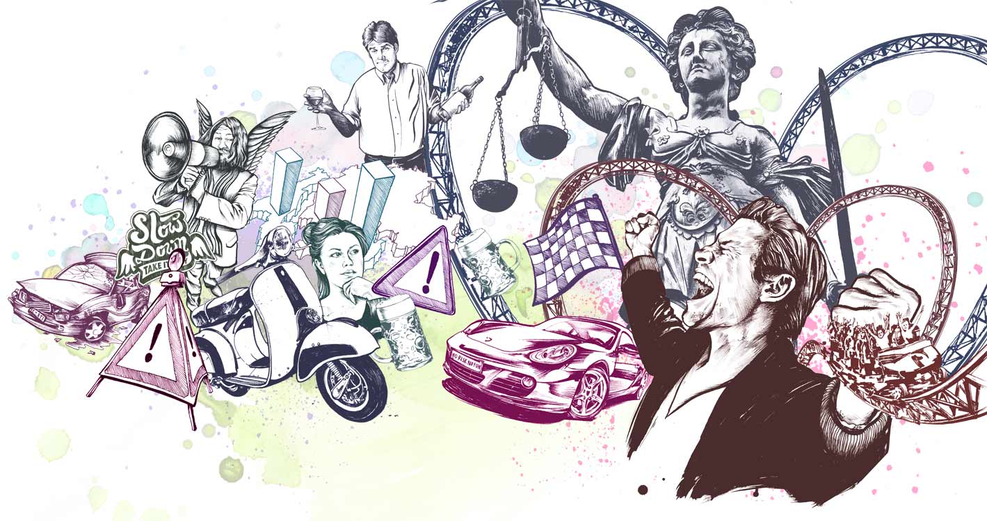 Jubiläumsmagazin bfu - Kornel Illustration | Kornel Stadler portfolio