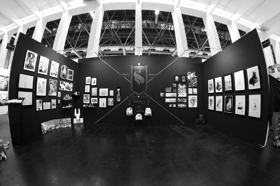 Schwarz auf Weiss SNNC-Tour/ Gruppenausstellung Step°4 Blooom/ ArtFair21 Köln, 2010 - Kornel Illustration | Kornel Stadler portfolio