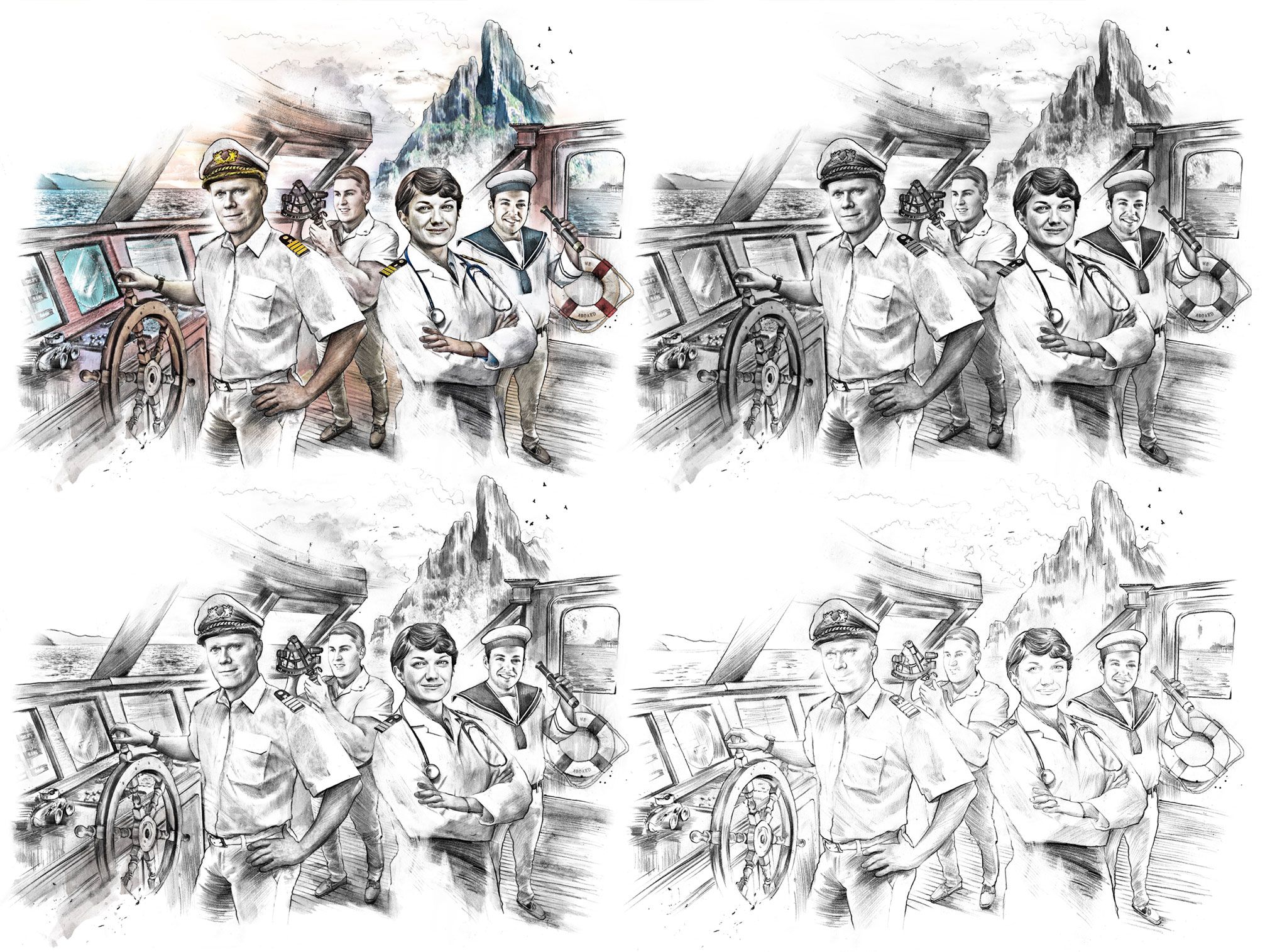 Making of: Babyboomer in voller Fahrt - Kornel Illustration | Kornel Stadler portfolio