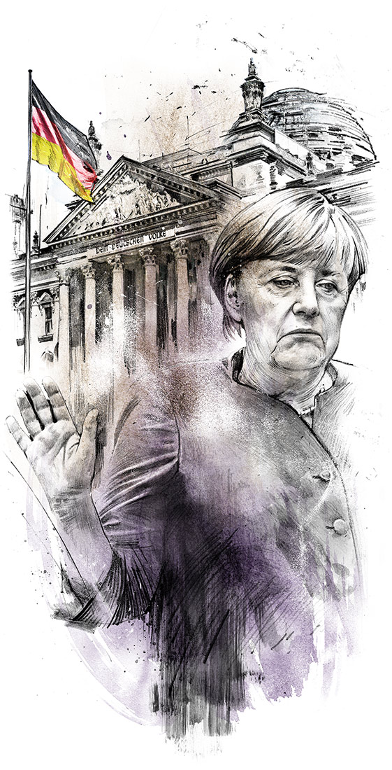 Was macht eigentlich Angela Merkel? - Kornel Illustration | Kornel Stadler portfolio