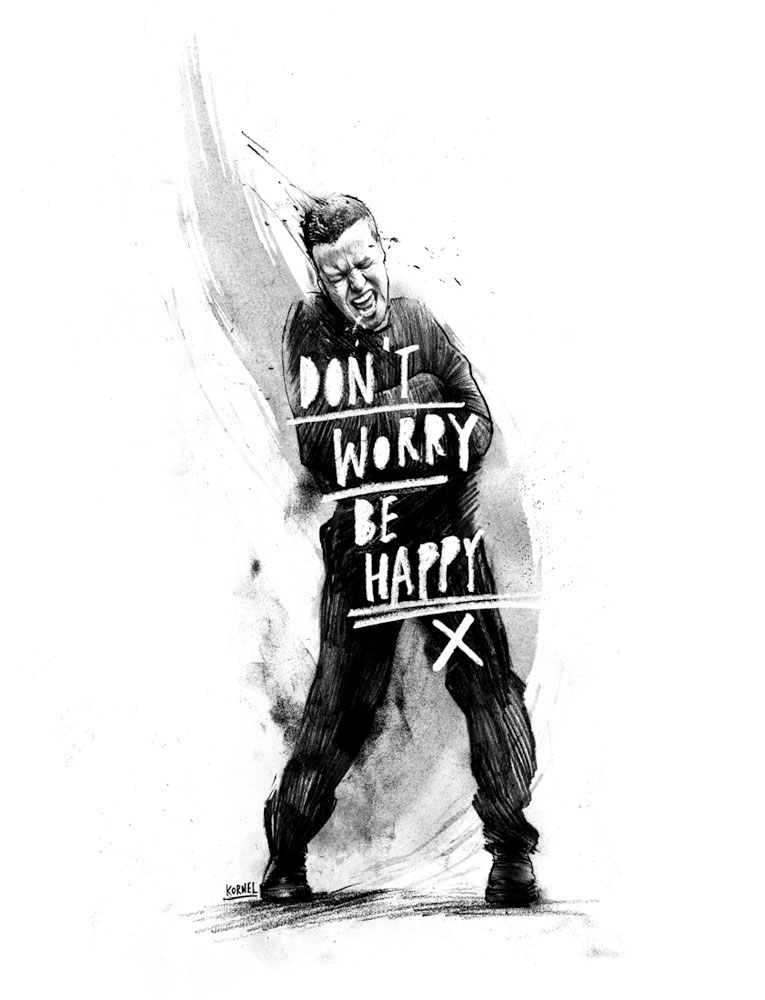 Don’t worry be happy - Kornel Illustration | Kornel Stadler portfolio